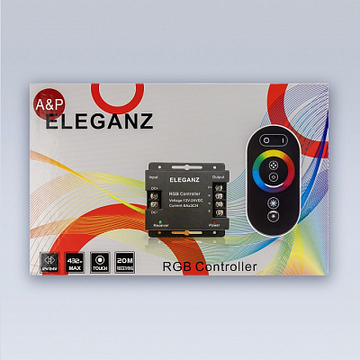 Контроллер-регулятор цвета RGB с пультом ДУ Eleganz  1001 400_400_2047687