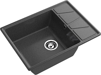 GRANFEST Мойка композит VERTEX, GF-V-680L, чаш+кр 680*500, графит 250_100_2920895