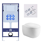 Set AQUATEK АЛЬТАИР (рама AQUATEK Standard INS-0000012 с звукоиз.прокладкой+крепеж KKI-0000002+кнопкаKDI-0000011+унитаз АЛЬТАИР AQ1980-00 с крышкой 250_100_2416284
