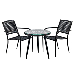 Комплект (Стул АУРА 2шт, Стол кофейный АУРА/НУАР D60хH60) 295654 250_100_3186706