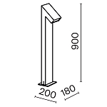 Ландшафтный светильник Outdoor O592FL-L15GF3K 250_100_839667