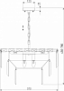 Подвесная люстра Eurosvet Elegante 10130/8 золото/прозрачный хрусталь Strotskis 100_100_1811857