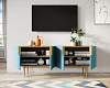 Комод под TV с четыремя дверками "Line" LN06/GR1/blue 100_100_1929873