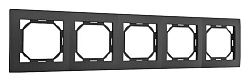 Рамка на 5 постов Arte Milano am-503.06 503.06-5.black 250_100_Array