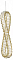 Подвесной светильник iLedex Woodstock 2117-450 BR