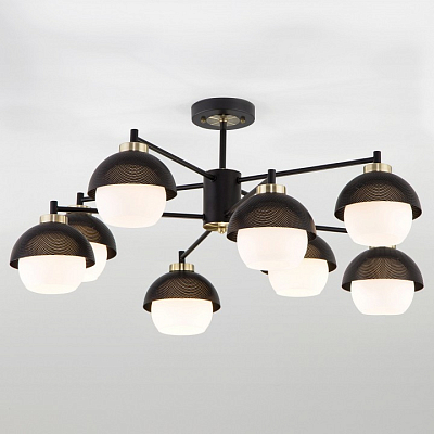 Люстра на штанге Eurosvet Nocciola 70106/8 черный 400_400_2422799