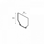 Заглушка для трека Favourite Logica 1014-ZP-001 250_100_1410849