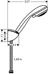 27559000 HG Crometta 85 Vario/Porter'C душевой набор 250_100_1439088
