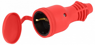 Розетка с заземлением Эра  RX11-R-IP44 500_191_3224266