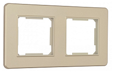 Рамка на 2 поста Arte Milano am-502.16 502.16-2.shampan 250_100_Array