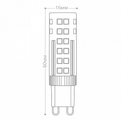 Лампа светодиодная Feron LB-433 G9 7Вт 2700K 25766 400_400_1743779