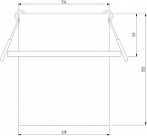 Встраиваемый светильник Elektrostandard Moll a064243 250_100_3150219