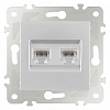 Розетка Ethernet RJ-45 без рамки Arte Milano am-203 203.45-2.silver 100_100_2166693
