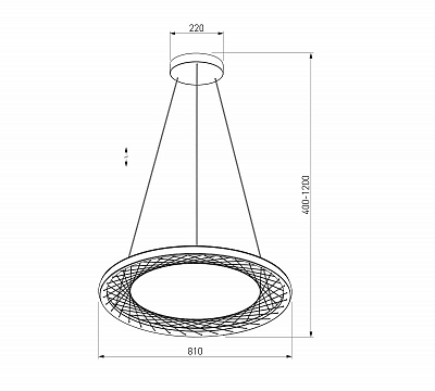 Подвесной светильник Eurosvet Parafe 40025/1 LED серый 400_400_1814370