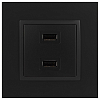 Розетка 2хUSB type A без рамки Эра Эра Elegance 14-4110-05 100_100_2400898