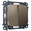 Выключатель перекрестный двухклавишный без рамки Ambrella Volt OMEGA MO633030 100_100_3231128