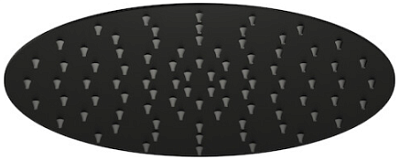 AD139/121BM верхний душ 25 см, матовый черный 400_400_3224753