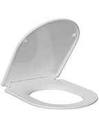 AQ4002-00 Сидение с крышкой (дюропласт) ROUND (для AQ4412, AQ4452), SoftClose, QuickRelease, белая 500_191_3225645