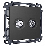 ТВ-розетка и SAT-розетка оконечная без рамки Ambrella Volt ALFA MA913310 250_100_Array