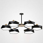 Люстра на штанге Imperiumloft Geometric Черная GEOMETRIC-CH01 250_100_Array