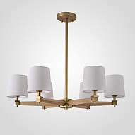 Люстра на штанге Imperiumloft Jorgenson White/Light wood STAVRA01 500_191_2423213