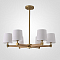 Люстра на штанге Imperiumloft Jorgenson White/Light wood STAVRA01