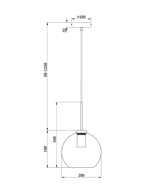Подвесной светильник Freya FR8002PL-01BS 400_400_2211319