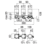 WE81200/T смеситель для ванны (скрытая часть) 100_100_2418578
