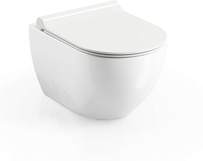 Сиденье для унитаза UNI Chrome Sim белое (на замену артикула X01518) 400_400_2420719