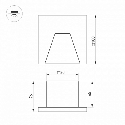 Встраиваемый светильник Arlight LT-TIE 050875 400_400_2865588
