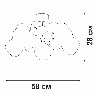 Люстра на штанге Vitaluce V2058 V2058-0/5PL 400_400_1820035