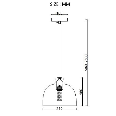 Подвесной светильник Imperiumloft Grain MUT 400_400_1985688