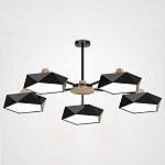 Люстра на штанге Imperiumloft Geometric Черная GEOMETRIC-CH01 250_100_Array