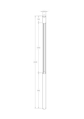 Садово-парковый светильник Outdoor O427FL-L30GF3K 400_400_2188451