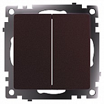 Переключатель двухклавишный без рамки Stekker Катрин 49170 250_100_Array