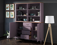 Шкаф Leontina Lavanda с открытым верхом арт ST9351/2L 250_100_1933673