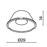 Комплектующие для светильника Technical LensD29-50 250_100_851239