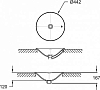 E96118-0 CARILLON Раковина чаша 45 см, белый 100_100_2415035