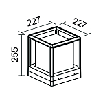 Ландшафтный светильник Outdoor O455FL-01GF 250_100_843343