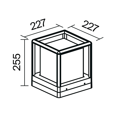 Ландшафтный светильник Outdoor O455FL-01GF 400_400_843343