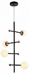 Люстра на штанге Natali Kovaltseva LOFT LED LED LAMPS 81338 GOLD BLACK 250_100_1884844