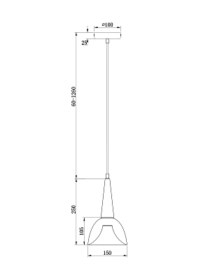 Подвесной светильник Freya FR8009PL-01GB 400_400_2679331