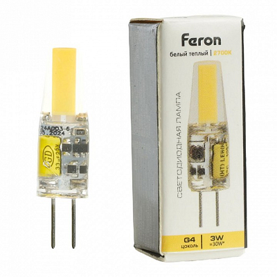 Лампа светодиодная Feron LB-424 G4 3Вт 2700K 51170 400_400_1760089