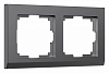Рамка на 2 поста Werkel Stark (графит матовый) W0021864 100_100_2130660