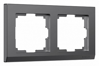 Рамка на 2 поста Werkel Stark (графит матовый) W0021864 400_400_2130660