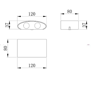 Накладной светильник Maytoni Outdoor Strato O417WL-L4B3K 400_400_2769083