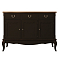 Комод "Leontina Black" (3 ящика и 3 двери) арт ST9344BLK