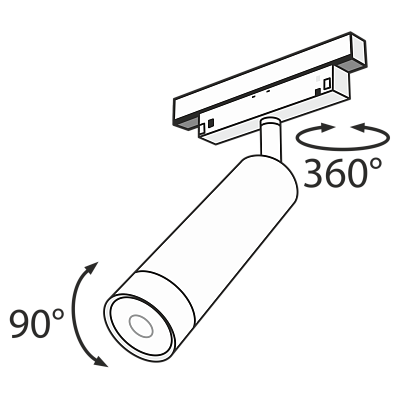 Трековый светильник Technical TR019-2-7W4K-B 400_400_2210995