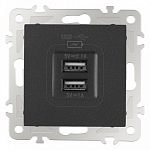Розетка USB, без рамки Arte Milano am-206 206.46-1.black 250_100_2167496