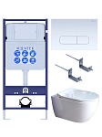 SET AQUATEK ПОЛАРИС (рама AQUATEK Standard INS-0000012+унитаз ПОЛАРИС AQ0700-01 с тонким сиденьем soft-close+ крепеж KKI-0000002 +панель KDI-0000013) 250_100_2417913